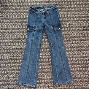 Wild Fable Denim Flare Jeans with Pockets Size 4